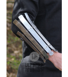 Wikinger Armschutz, 2mm Stahl