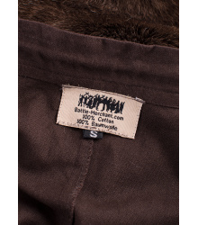 Mittelalterlicher Rock, weit ausgestellt, dunkelbraun L