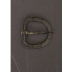 Handgeschmiedete Schnalle aus Stahl, f&uuml;r ca. 29 mm breite G&uuml;rtel