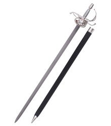 Pappenheimer Rapier mit Scheide, 17. Jh. 104 cm