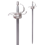 Pappenheimer Rapier mit Scheide, 17. Jh. 104 cm