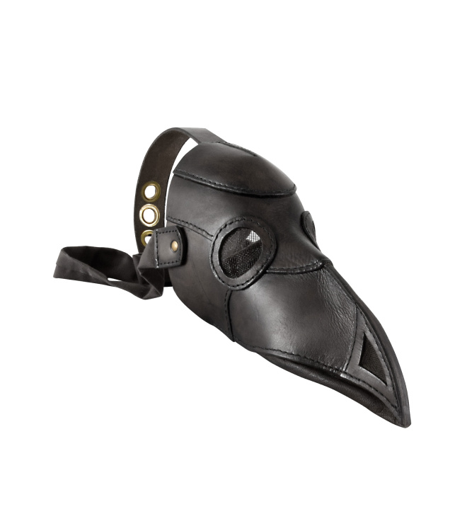 Pest Doktor Maske schwarz