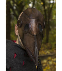 Pest Doktor Maske schwarz