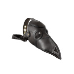 Pest Doktor Maske schwarz