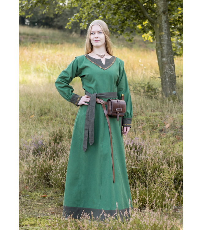 Wikinger Kleid Jona, grün
