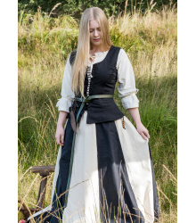 Mittelalter Korsage Tilda, schwarz