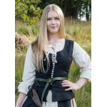 Mittelalter Korsage Tilda, schwarz