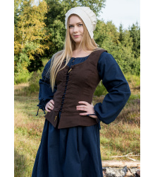 Mittelalter Korsage Tilda, braun