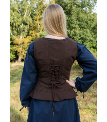 Mittelalter Korsage Tilda, braun