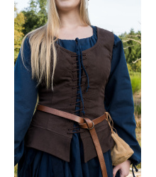 Mittelalter Korsage Tilda, braun