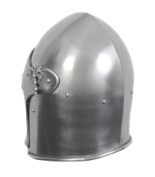 Beckenhaube mit Visier, 1,6 mm Stahl