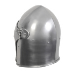 Beckenhaube mit Visier, 1,6 mm Stahl