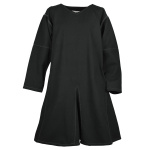 Mittelalter Kragelund Tunika Askur, langarm, schwarz