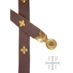 Mittelalter Ledergürtel Otto von Orlamünde, versch. Farben