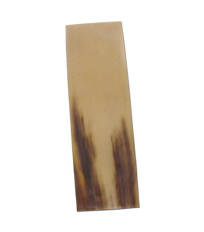 Flache Hornplatte, ca. 15 x 5 cm