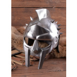 Gladiatorenhelm Maximus mit Lederinlay mit Dornen