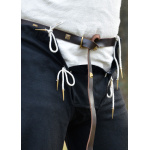 Mittelalterhose aus Wolle mit Nesteln, schwarz