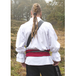 Mittelalter Piratenhemd Henry, weiß, NEUE VERSION