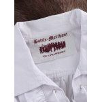 Mittelalter Piratenhemd Henry, weiß, NEUE VERSION