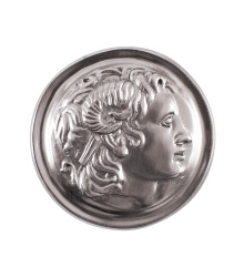 Römische Phalera, Alexander der Grosse, verzinntes...
