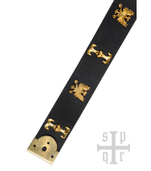 Mittelalter Ledergürtel Sankt Georg, versch. Farben