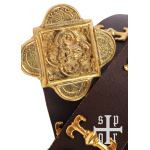 Mittelalter Ledergürtel Sankt Georg, versch. Farben