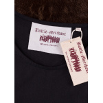 Mittelalter Wappenrock, Johanniter, schwarz/natur