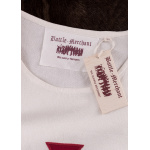 Mittelalter Wappenrock, Templer, natur/rot