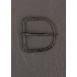 Handgeschmiedete Schnalle aus Stahl, f&uuml;r ca. 47 mm breite G&uuml;rtel