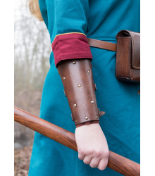 Mittelalterkleid Gesine aus Canvas, petrol