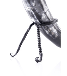 Handgeschmiedeter Omega-Trinkhornständer,...