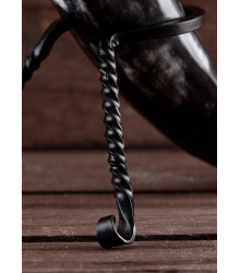 Handgeschmiedeter Omega-Trinkhornständer, verschiedene Größen