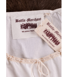 Mittelalter Kurzarm-Bluse Aren, natur