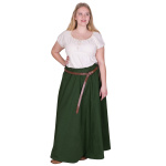 Mittelalter Kurzarm-Bluse Aren, natur