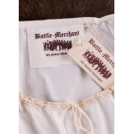 Mittelalter Kurzarm-Bluse Aren, natur