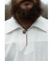 Mittelalter Ritterhemd Götz, weiß