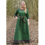 Mittelalterkleid Gesine aus Canvas, grün