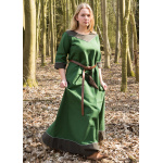 Mittelalterkleid Gesine aus Canvas, grün