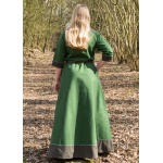 Mittelalterkleid Gesine aus Canvas, grün
