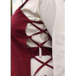 Wikinger Überkleid, Trägerkleid Tinna, weinrot