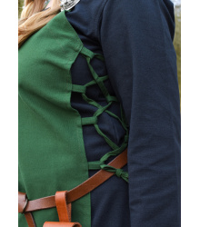 Wikinger Überkleid, Trägerkleid Tinna, grün