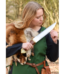 Wikinger Überkleid, Trägerkleid Tinna, grün