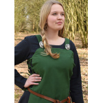 Wikinger Überkleid, Trägerkleid Tinna, grün