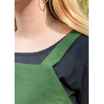 Wikinger Überkleid, Trägerkleid Tinna, grün