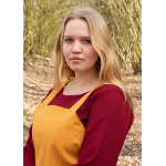 Wikinger Überkleid, Trägerkleid Tinna, senfgelb