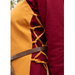 Wikinger Überkleid, Trägerkleid Tinna, senfgelb