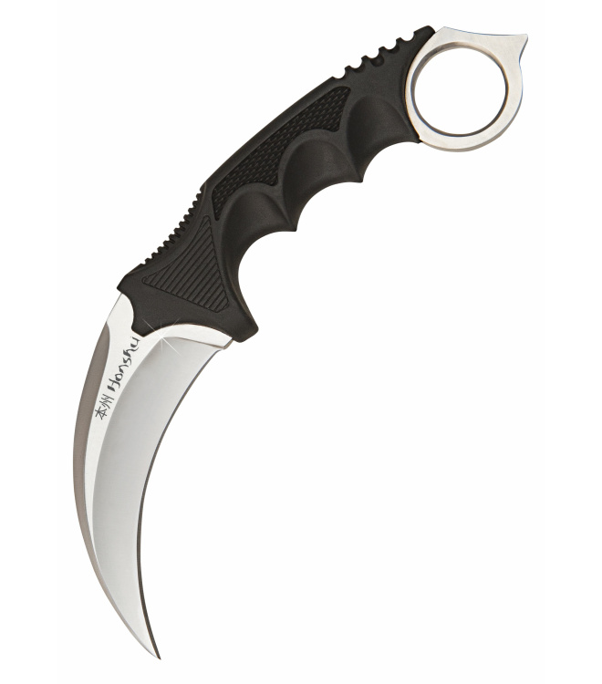 Honshu Karambit satinert mit Schultertragesystem