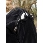 Mittelalter Jacke Griselda aus Samt, schwarz