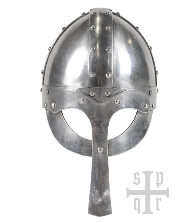 Wikinger Brillenhelm mit langem Nasal, 2 mm Stahl