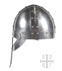 Wikinger Brillenhelm mit langem Nasal, 2 mm Stahl